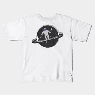 Glitch Saturn Kids T-Shirt